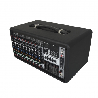 AMW Tank 12 Mesa de Som Ativa 12 Canais Efx Premium USB 600W RMS ( 127 V )