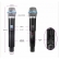 AMW AU3000 v2 Microfone Sem Fio UHF Digital Multibanda + Case