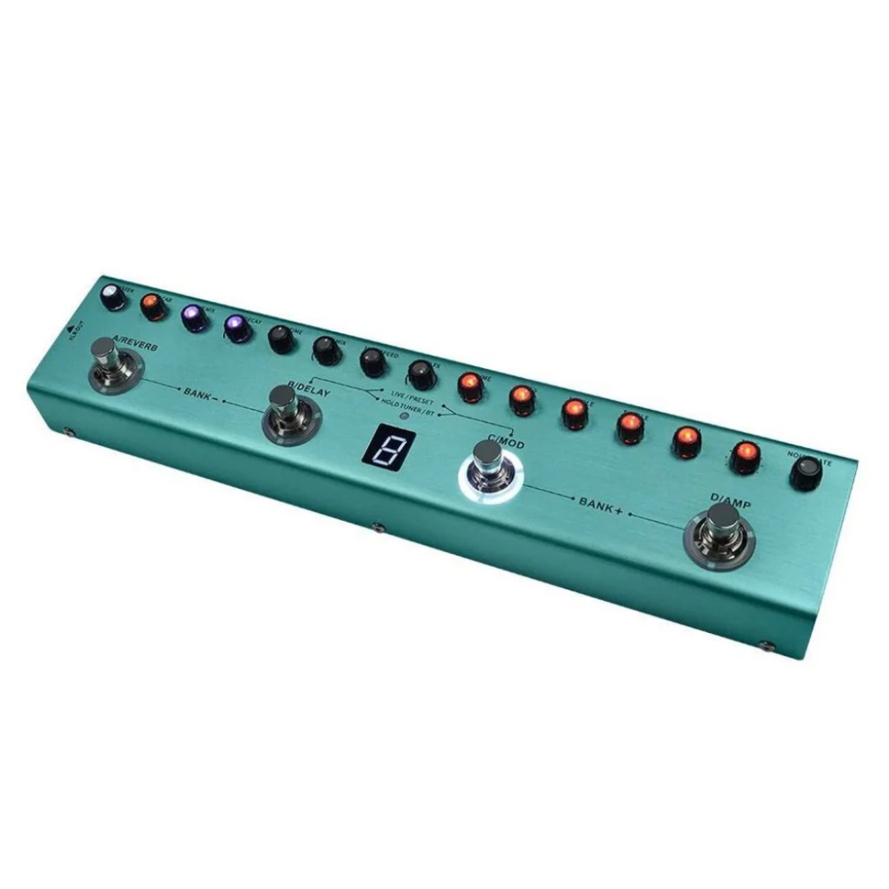 M-vave Tank G Pedal Pedaleira de Guitarra Multiefeitos EFX