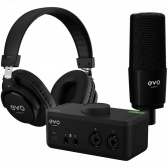 Audient EVO 4 SRB Studio Recording Bundle ( Interface de áudio USB + Microfone + Fone + Cabo )