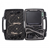 AMW BU230 Microfone Sem fio Duplo UHF Digital Bodypack + Lapela + Auricular 223 2B 2A 2L