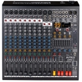 AMW AN12 v3 Mesa de Som 12 Canais com 4 saídas Auxiliares DSP 99 EFX USB Interface