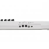 AMW P61X White Teclado Controlador Midi USB com 61 Teclas PADs Faders e Knobs