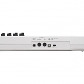 AMW P61X White Teclado Controlador Midi USB com 61 Teclas PADs Faders e Knobs