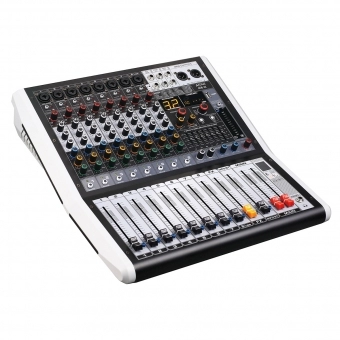 AMW AG8 v2 Mesa de Som 8 Canais 99 Efeitos DSP BT Interface USB e Faders de 100mm