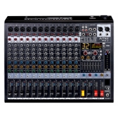 (USADO) Amw Pm12 v2 Fx Mesa De Som 12 Canais 99 Efx DSP Interface USB Eq BT