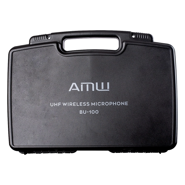 AMW BU100 Auricular Sistema Transmissão sem fio UHF Digital Microfone Auricular Bege P2
