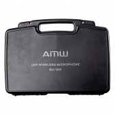 AMW BU100 Auricular Sistema Transmissão sem fio UHF Digital Microfone Auricular Bege P2