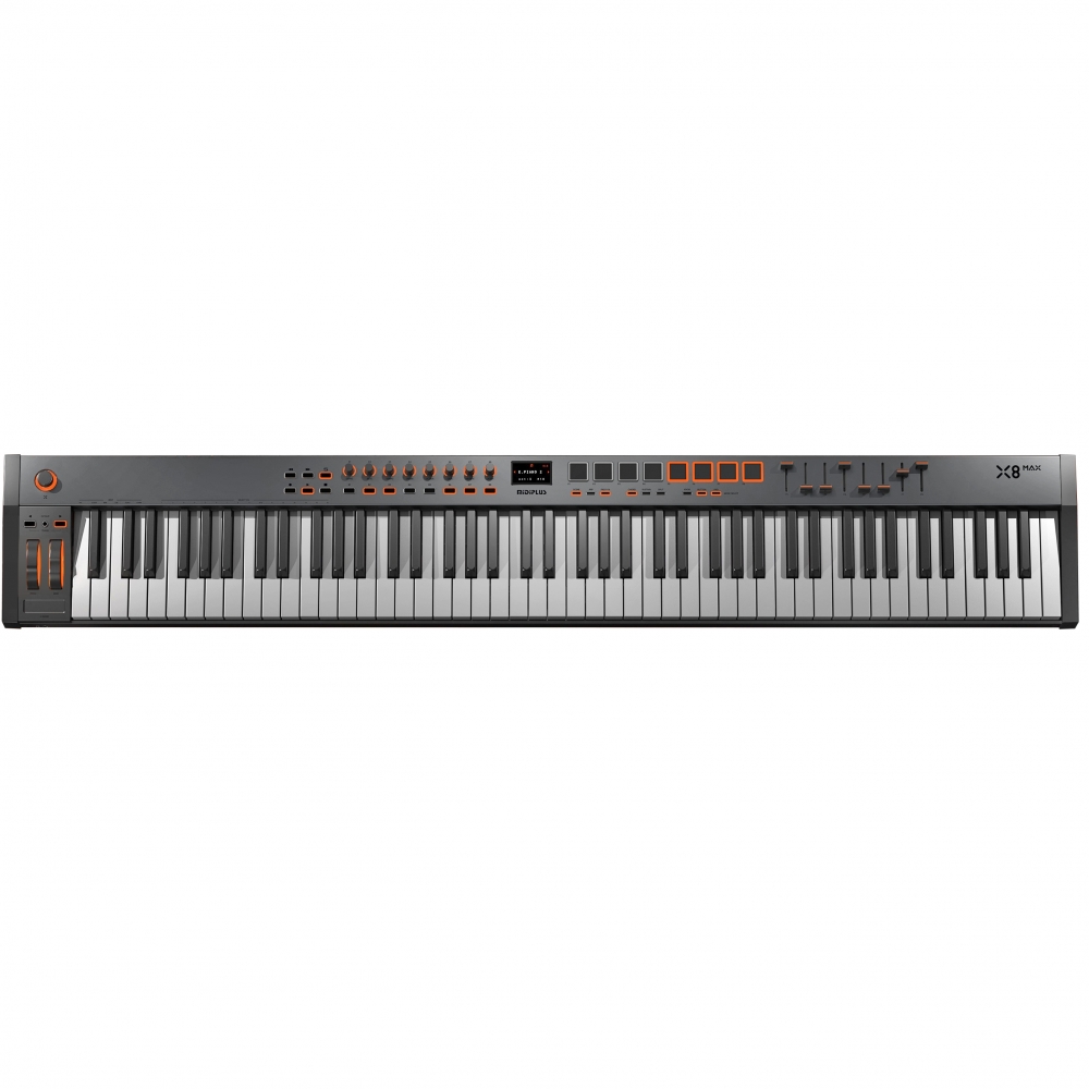 AMW Midiplus X8 Max Teclado Controlador e Sintetizador 88 Teclas Alto Nível