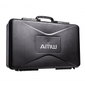 AMW AU400 v2 Microfone sem fio Duplo de Mão Digital UHF Rack + Estojo