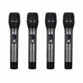 (USADO) AMW AU4000 v2 Microfone Sem Fio 4 Canais UHF Digital + Case